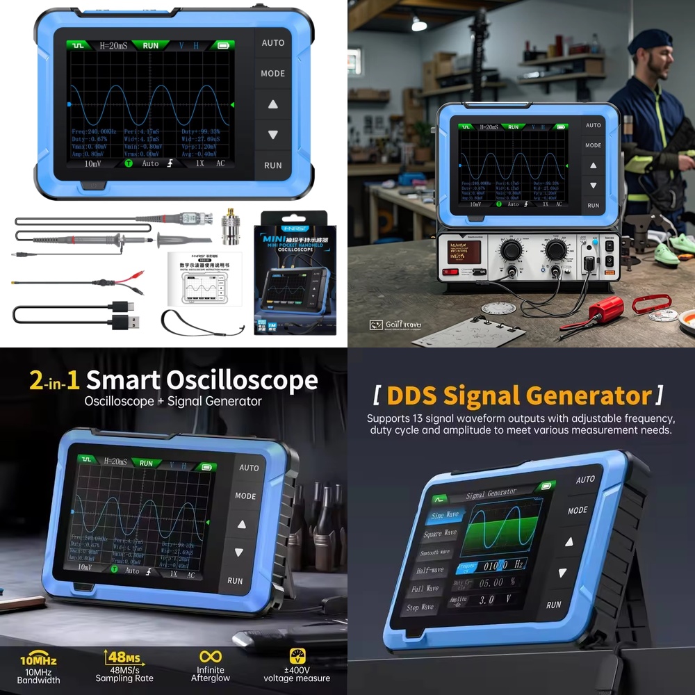 Electronics Repair In Usa - DSO510 미니 휴대용 2 in 1