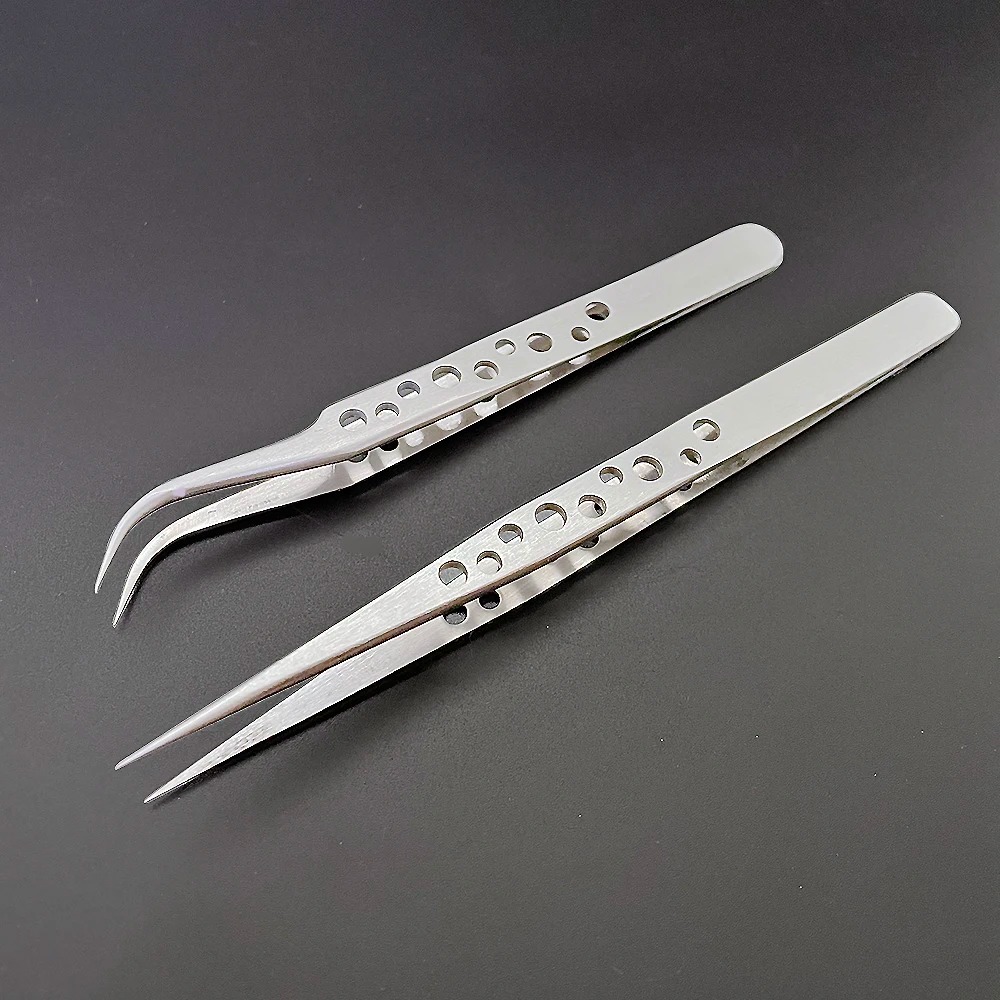 산업용 핀셋 전자제품 정전기 방지 곡선형 직선형 팁 정 - Electronics Repair Tool Kit 리뷰 및 가격