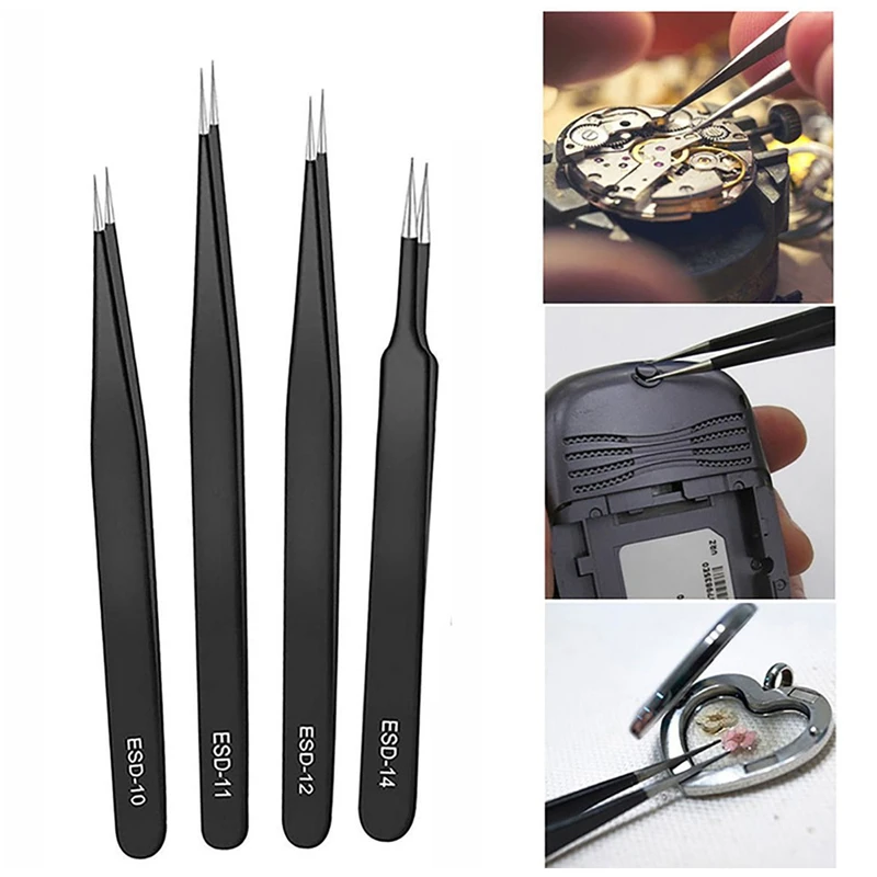 정밀 핀셋 세트 ESD 정전기 방지 수리 도구 전자제품 - Electronics Repair Tool Kit 리뷰 및 가격