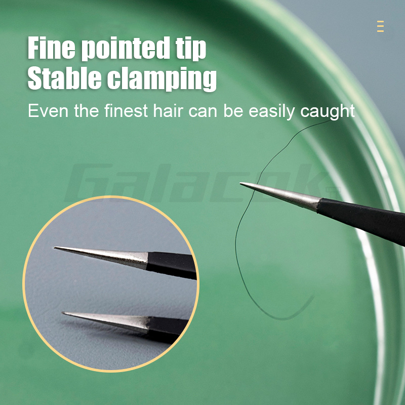 6pcs 정밀 롱 핀셋 세트 ESD 정전기 방지 스테인 - Electronics Repair Tool Kit 리뷰 및 가격